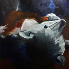 bear | 100 x 100 cm | Öl auf LW | 2017