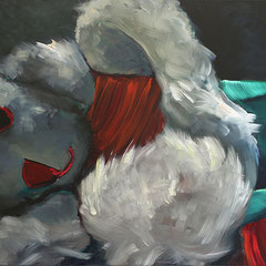 bunny 009 | 50 x 100 cm | Öl auf LW | 2017