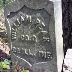 William Peak served in the Civil War.