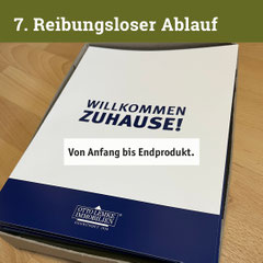 Bild 7 reibungsloser Ablauf zeigt ein Paket mit fertigen Drucksachen