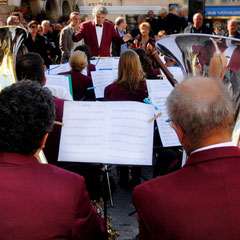 Michel Mollaret : Fanfare en concert