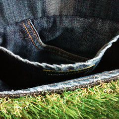 Innenfutter Tasche - recycelte Jeans (Foto Karola Rinke)