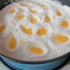 Heidelbeerkuchen mit Eierlikör, glutenfrei