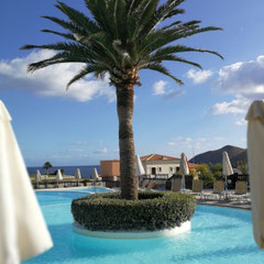 Blick auf Pool, Grecotel Marine Palace, Kreta