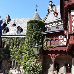 Innenhof Schloss, Schloss Wernigerode, Harz, Sachsen - Anhalt