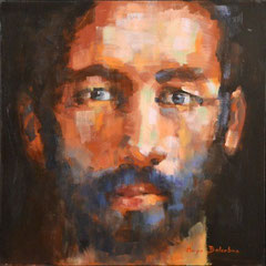 Pablo - 60 x 60 cm huile sur toile