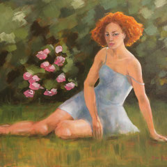 Eté 2020  - 92 x 73 cm Huile sur toile