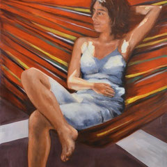 Carole - 97 x 130cm huile sur toile