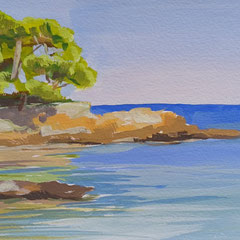 Font de sa Cala 2023 - Majorque - Gouache sur papier 