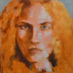 Judith - 60 x 60 cm huile sur toile