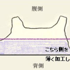 横２分割背取り