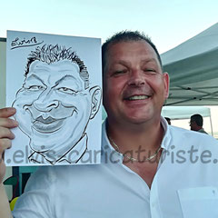 Animation caricaturiste , mariage, Pont-à-Mousson