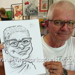 Animation caricaturiste Elvis