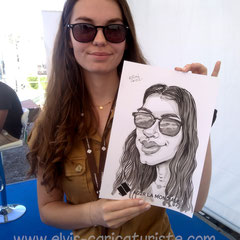 Animation caricature foire de Chalons en Champagne
