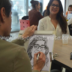 Animation caricaturiste, ICN business school Nancy