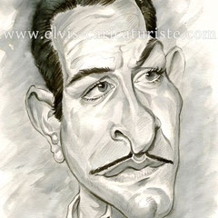 Caricature The artist