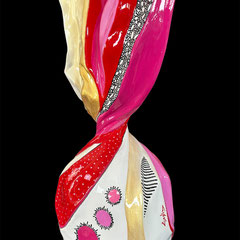 Bonbon - résine - 50 x 25 cm