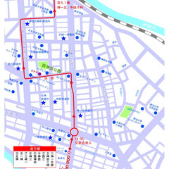 5/4 氏子各町神輿連合渡御図