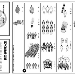 平成30年 神幸祭 行列図
