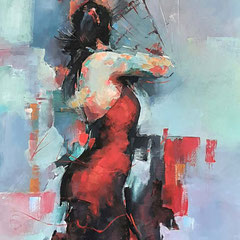 Abanicos 80x60 cm