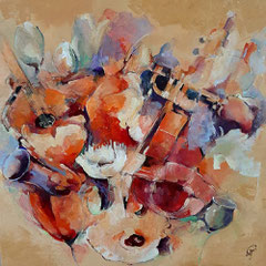 Amapola 100x100cm