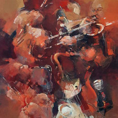 All that jazz 100x90 cm