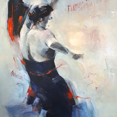 Flamenca Sevillana 100x80 cm
