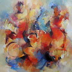 Blues - 100x100 cm.