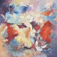 Tropical mood 100x100 cm