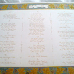 tableplan with illuminated border