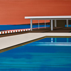 Reflections at Sunset,2024, 160Wx80Hx3,5Dcm