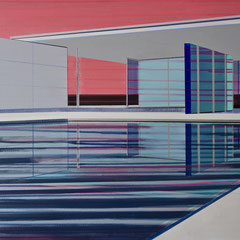 Flowing Space, 2023,140Wx70Hx3,5Dcm, SOLD