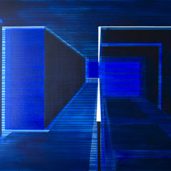 Blue Square, 2023, 140Wx100Hx3,5Dcm