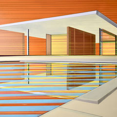 Sunset Oasis, 2024, 150Wx100Hx3,5Dcm