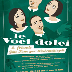 Le Voci dolci, Plakat, Anzeige / poster, ad