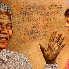 Hommage an Madiba, diesen charismatischen Landesvater und Friedensnobelpreisträger