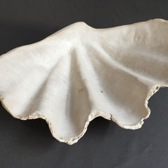 bénitier - grès blanc émail- 46X40X18cm 