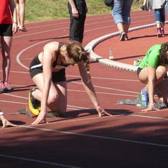 Start zum 100m Sprint