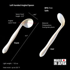 Left handed angled spoon