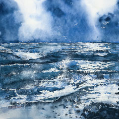 Winter Sea, 15 in. x 15 in. - 38 x 38 cm - 520,00 Euro