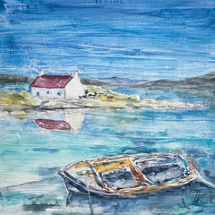 If longing overcomes - 5,5  in. x 5,5 in. - 20 x 20 cm - sold! 