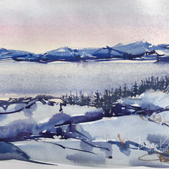 LAKE THINGVALLAVATN, ICELAND -    15 in. x 22 in. - 38 x 56 cm  - 780,00 Euro