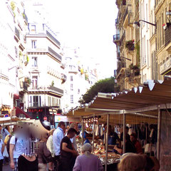 Market on rue Montmartre, 75001
