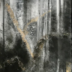 Black and white - 3, 60 x 80 cm, Acrylfarben auf Keilrahmen, signiert und datiert 2018