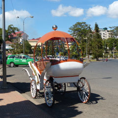 Hochzeitskitsch am Stadtsee Dalat