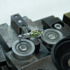 Silberring mit einem Peridot