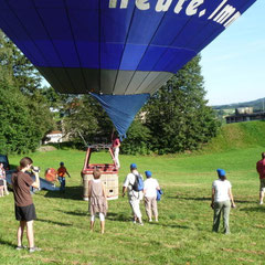 35 Meter hoch ist der Ballon! Gigantisch!