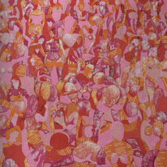 Crowd 04 l 2017 l 150x150 l Papier auf Holz