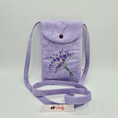 Handytasche Freesien lila