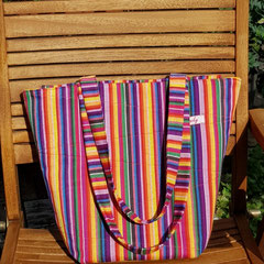 Tasche bunte Streifen